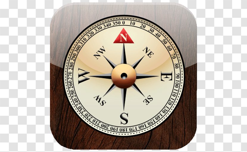 IPhone X Compass IOS 6 - Clock Transparent PNG