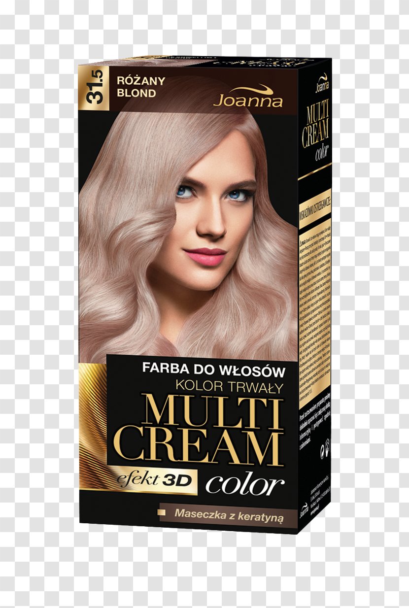 Blond Color Cream Cosmetics Hair - Dye Transparent PNG