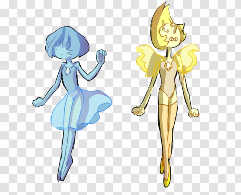 Pearl Blue Yellow Drawing Pink - Fictional Character Transparent PNG