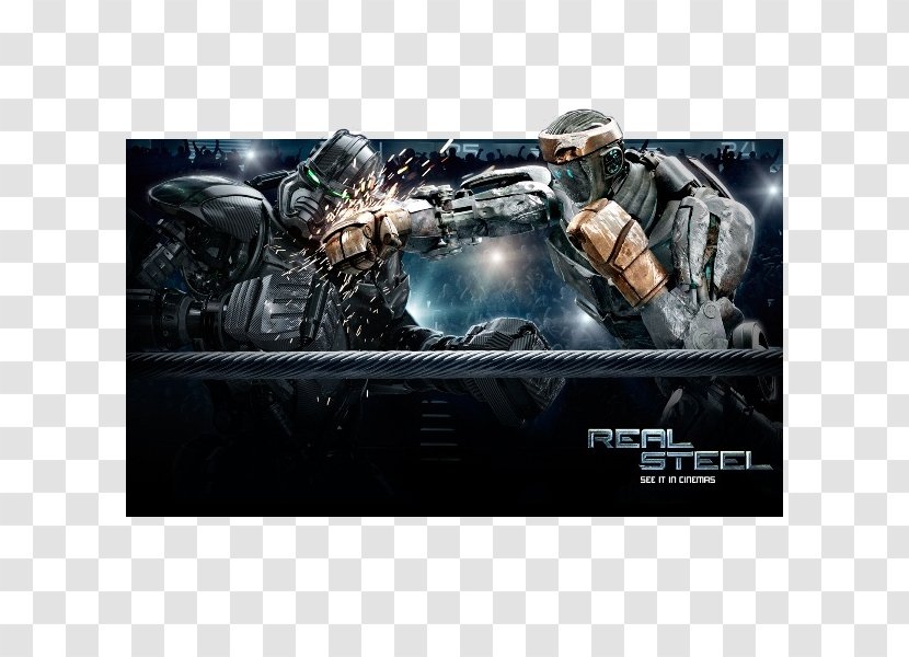 Real Steel World Robot Boxing Film 1080p Desktop Wallpaper - Space Transparent PNG