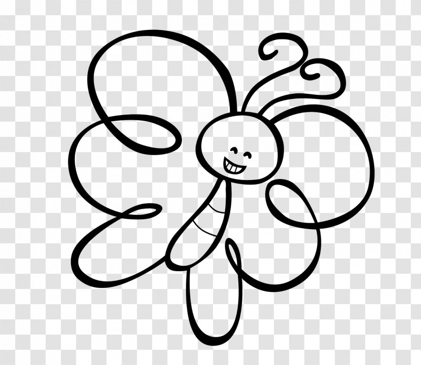 Drawing Butterfly Black And White Clip Art - Tree Transparent PNG