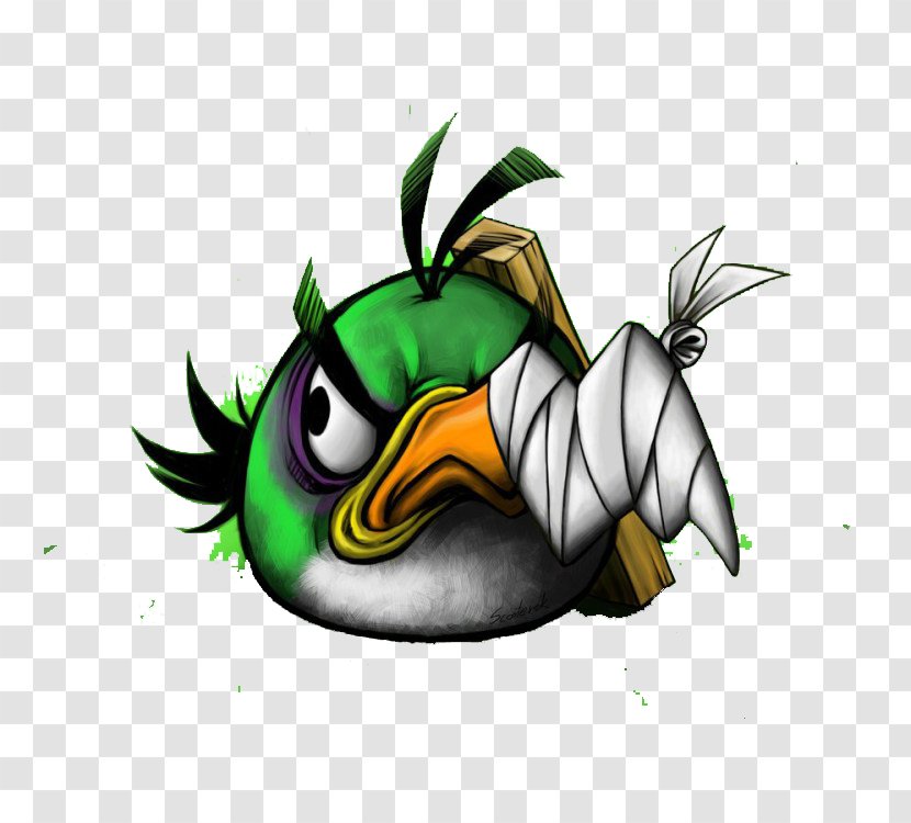 Angry Birds Rio Star Wars Seasons Space - Fictional Character - Green Wounded Bird Transparent PNG