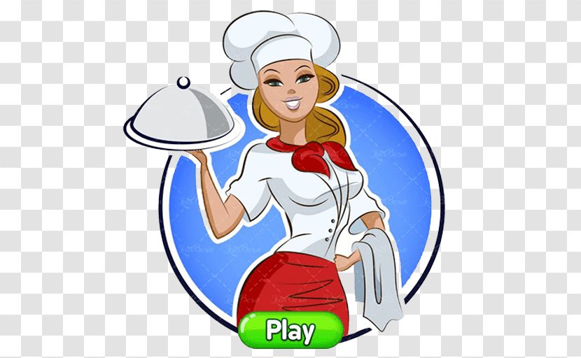 Chef Cooking Cartoon - Heart Transparent PNG