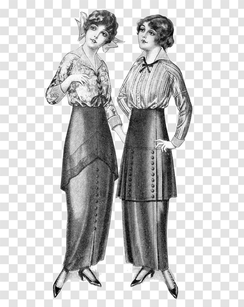 Edwardian Era Victorian Vintage Clothing Fashion Transparent PNG