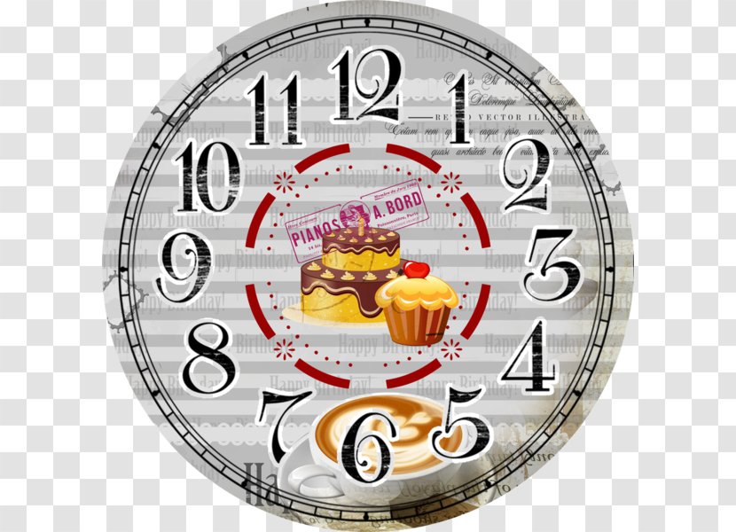 Pendulum Clock Alarm Face Rolling Ball - Cake Transparent PNG