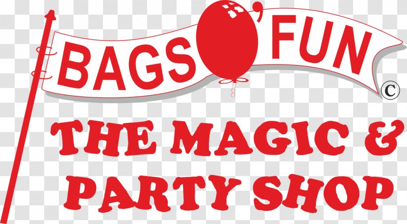 Bags O' Fun The Magic & Party Shop O Logo Font - Banner - Town Trader Business Tycoon Transparent PNG