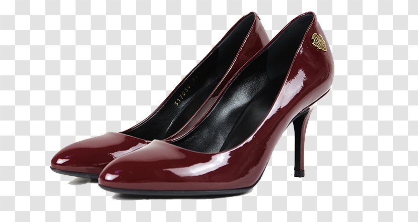 Wine High-heeled Footwear Shoe Red Luxury Goods - Basic Pump - Gucci Heels Lady Transparent PNG