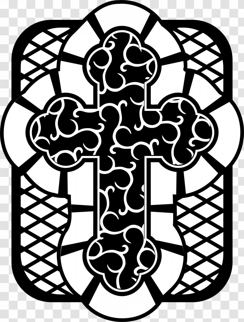 Celtic Cross Drawing - Christian Transparent PNG