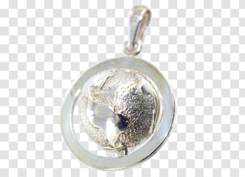 Locket Charms & Pendants Globe Silver Necklace Transparent PNG