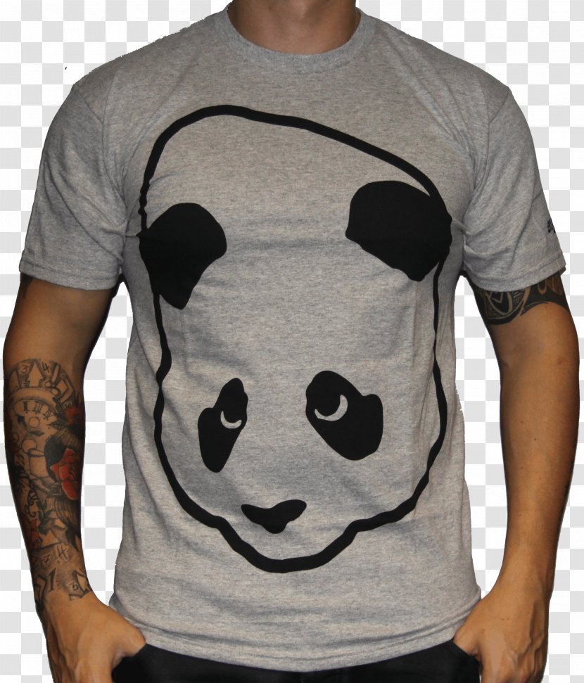 T-shirt Giant Panda White Shoulder Enjoi Transparent PNG