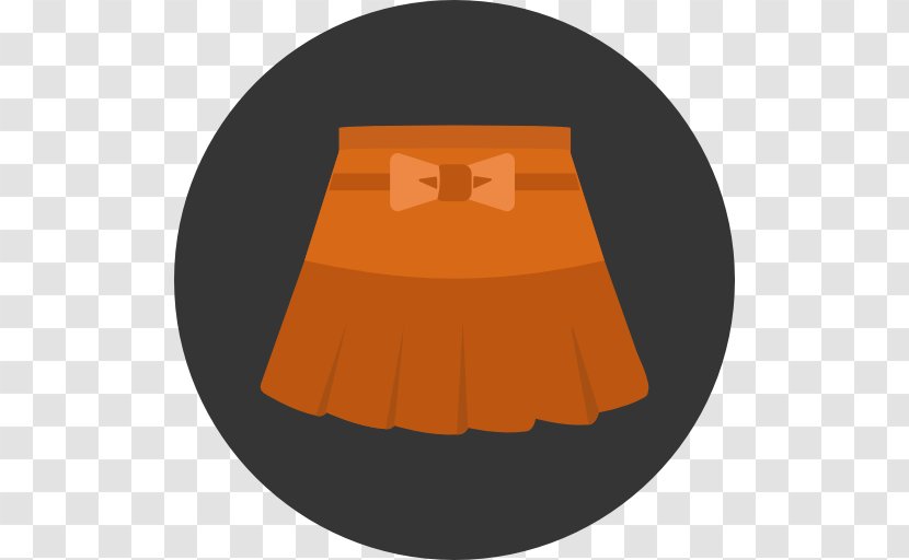 Skirt Clothing - Orange - Skirts Transparent PNG
