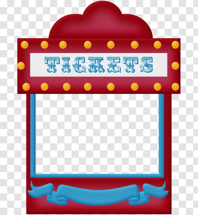 Circus Traveling Carnival Ticket Clip Art - Box Office - Theme Transparent PNG