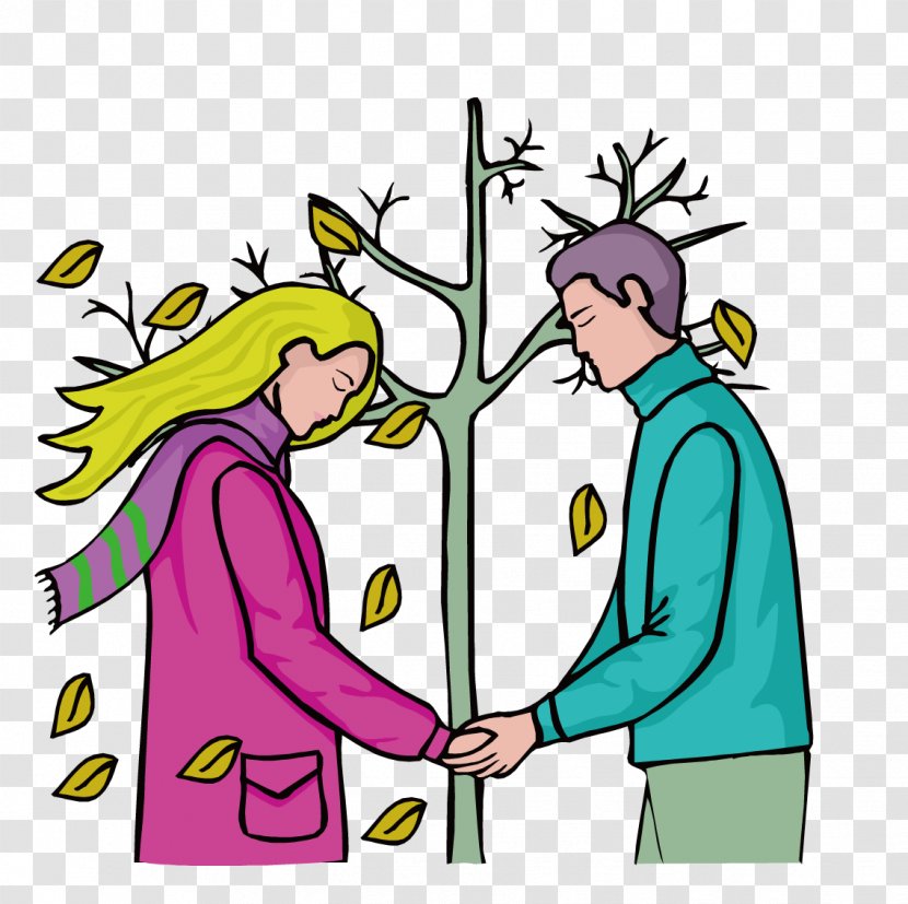 Google Images Illustration - Skill - Men And Women In The Wind Handle Transparent PNG