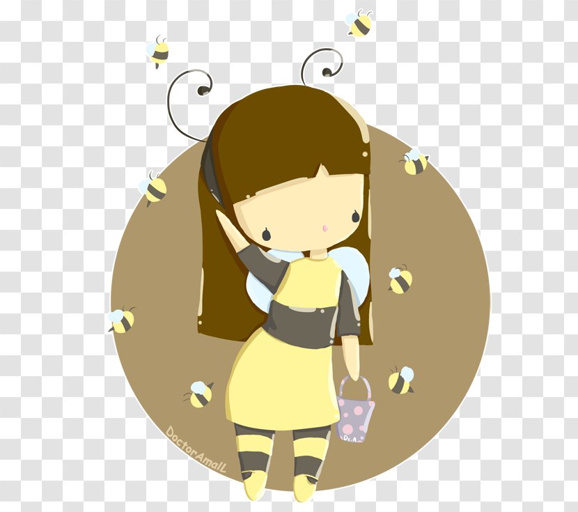 Bee Drawing Insect Clip Art - Child - Cute Transparent PNG
