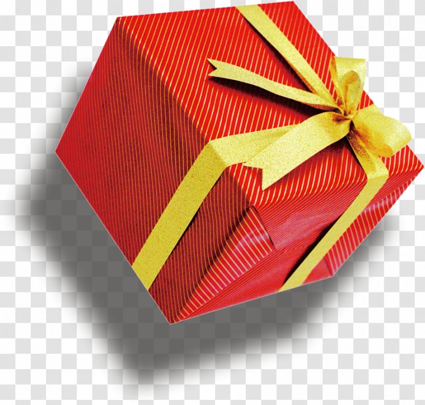 Red Gift Box Ribbon Transparent PNG
