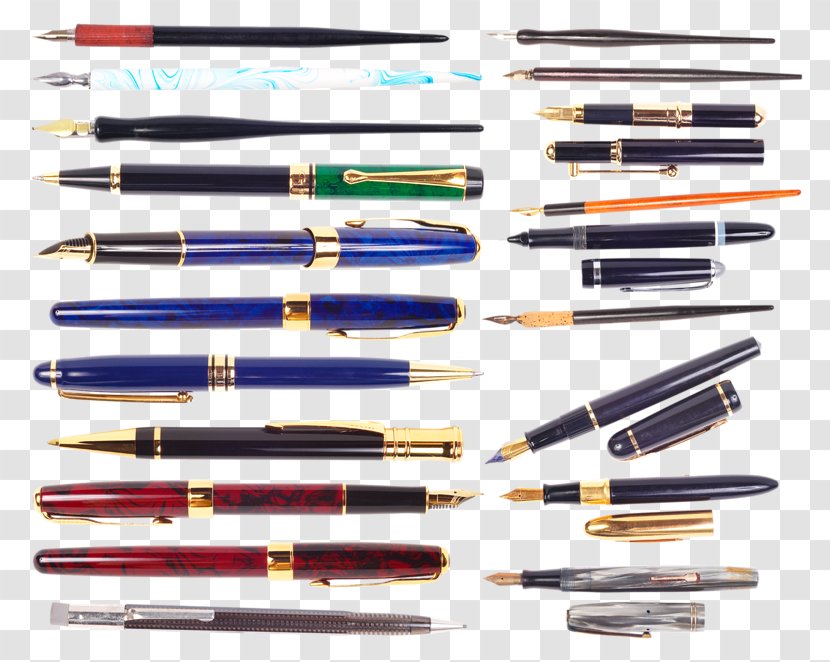 Pen Stationery Clip Art - Colored Pens Transparent PNG