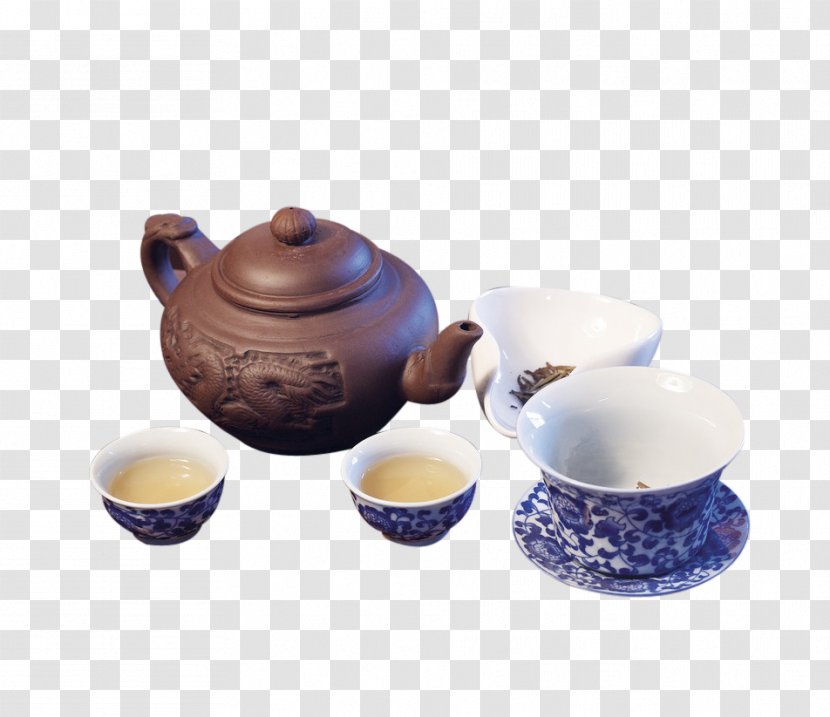 Teapot Anxi County Tieguanyin - Porcelain - Classic Tea Transparent PNG