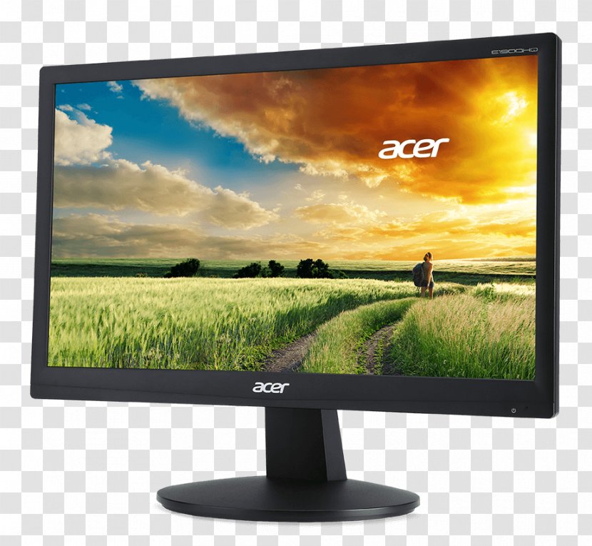 1080p Computer Monitors LED-backlit LCD Acer Digital Visual Interface - Ips Panel - Lcd Tv Transparent PNG