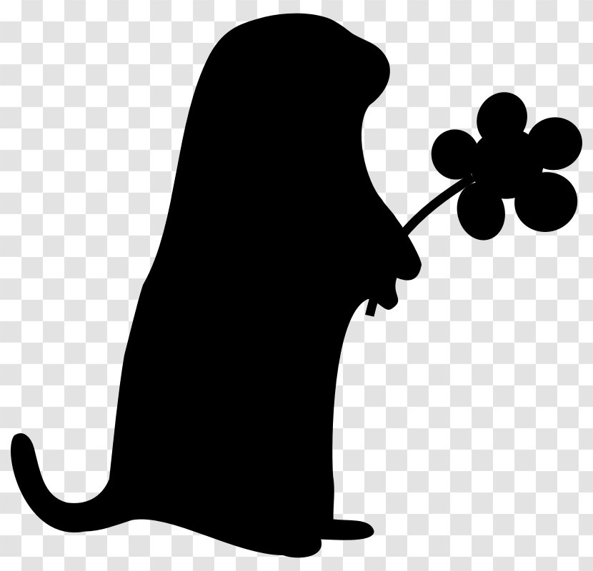 Groundhog AutoCAD DXF Silhouette Clip Art - Monochrome Photography - Pictures Free Transparent PNG