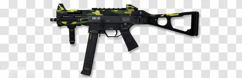 Counter-Strike: Global Offensive Heckler & Koch UMP UMP-45 Indigo Firearm - 45 Acp - Weapon Transparent PNG