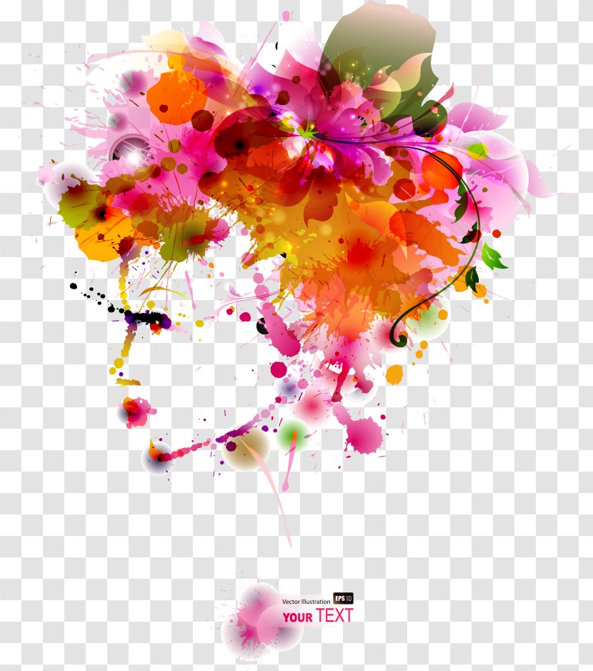 Watercolor Painting Clip Art - Spring - Pretty Woman Vector Paint Transparent PNG