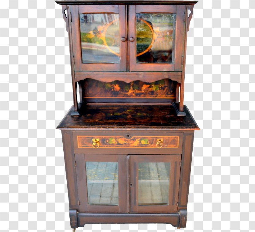 Furniture Buffets & Sideboards Cupboard Cabinetry Wood - Mahogany - Hand-painted Sailing Transparent PNG