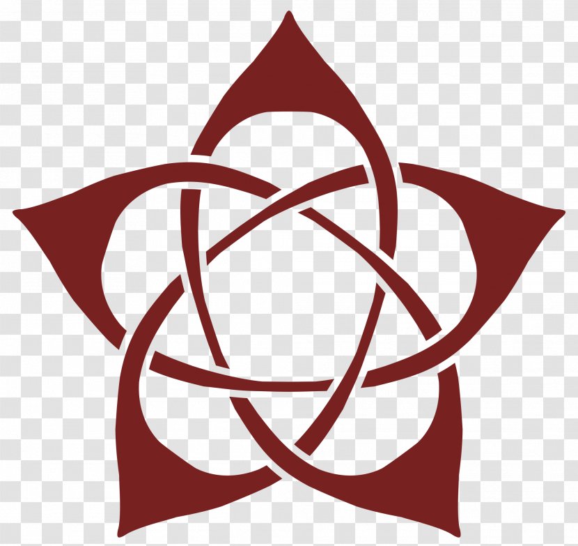 Pentagram Pentacle Venus Symbol Wicca - Celtic Knot Transparent PNG