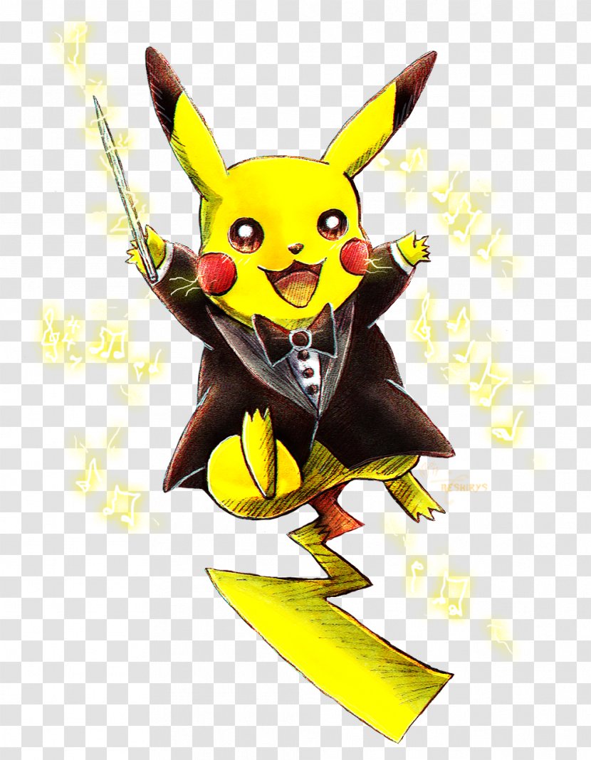 Pikachu Pokémon: Symphonic Evolutions Orchestra Conductor Transparent PNG