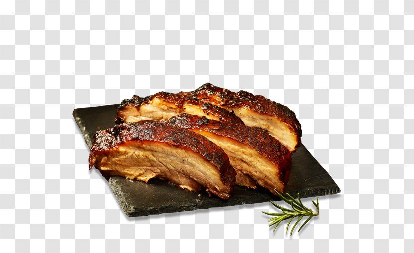 Pork Belly Sirloin Steak Roasting Recipe Dish - BBQ Ribs Transparent PNG