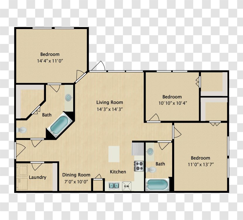 Floor Plan Product Design Square Meter - Card Executive Flat Transparent PNG