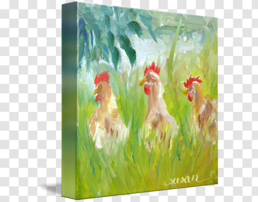 Rooster Watercolor Painting Acrylic Paint Transparent PNG