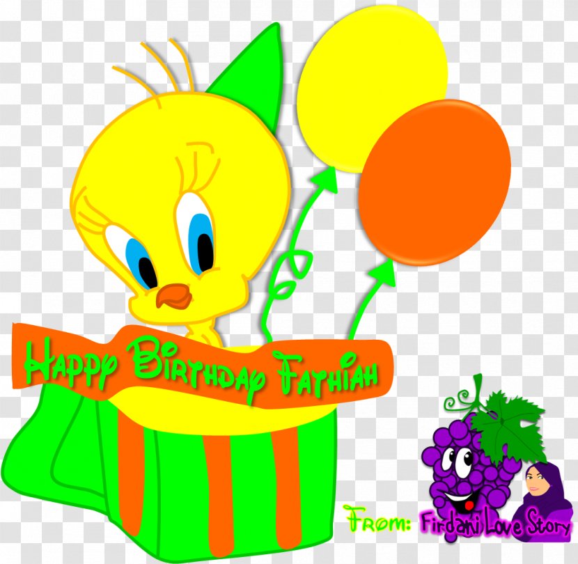Tweety Sylvester Clip Art Birthday Greeting & Note Cards - Leaf Transparent PNG