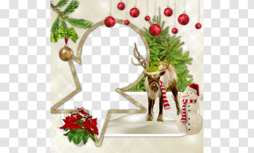 Reindeer Christmas Ornament - Loisir Crxe9atif - Frame Material Transparent PNG