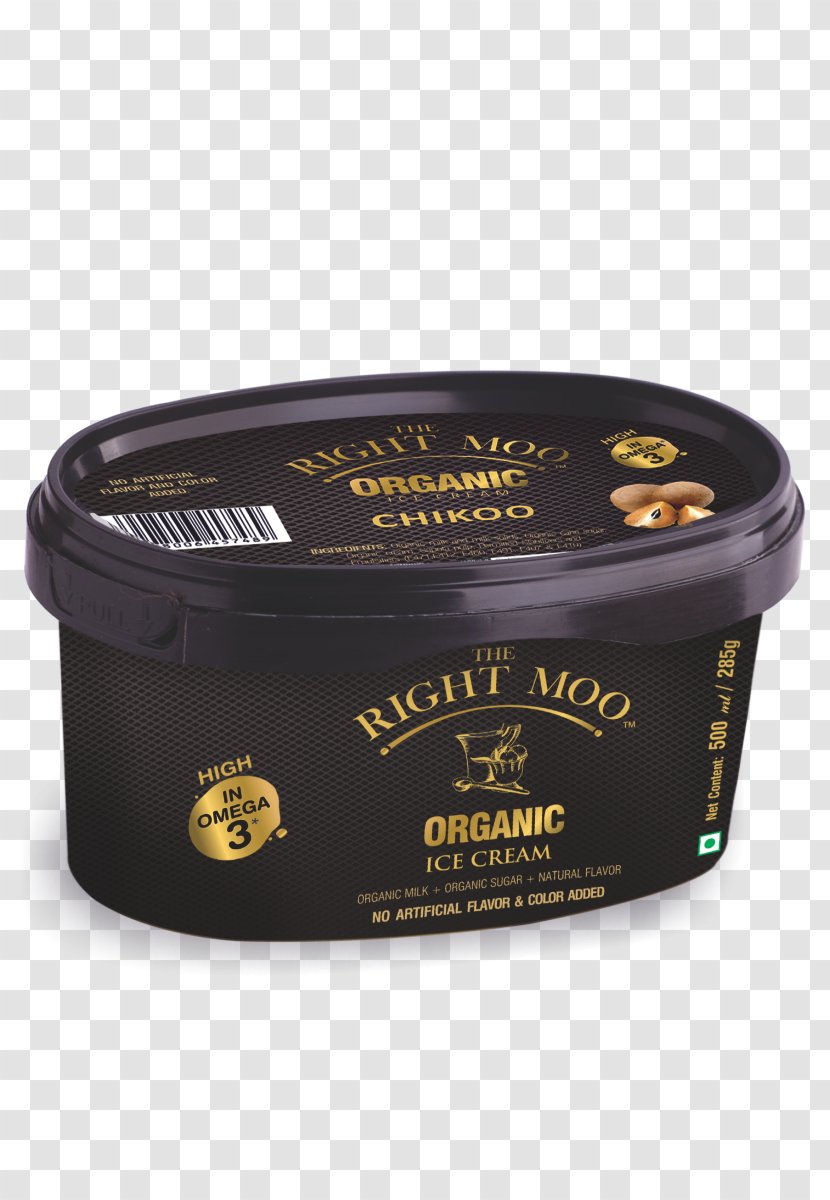 The Right Moo Organic Ice Creams Food Flavor Ingredient - Cream Transparent PNG