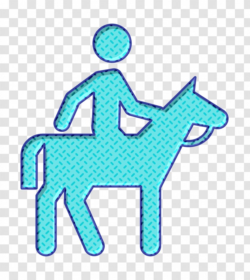 Complex-facilities Icon Equestrian - Turquoise Transparent PNG