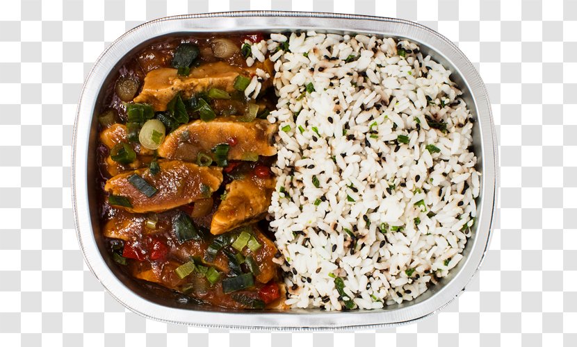 Biryani Middle Eastern Cuisine Gumbo White Rice Curry - General Tsos Chicken Transparent PNG