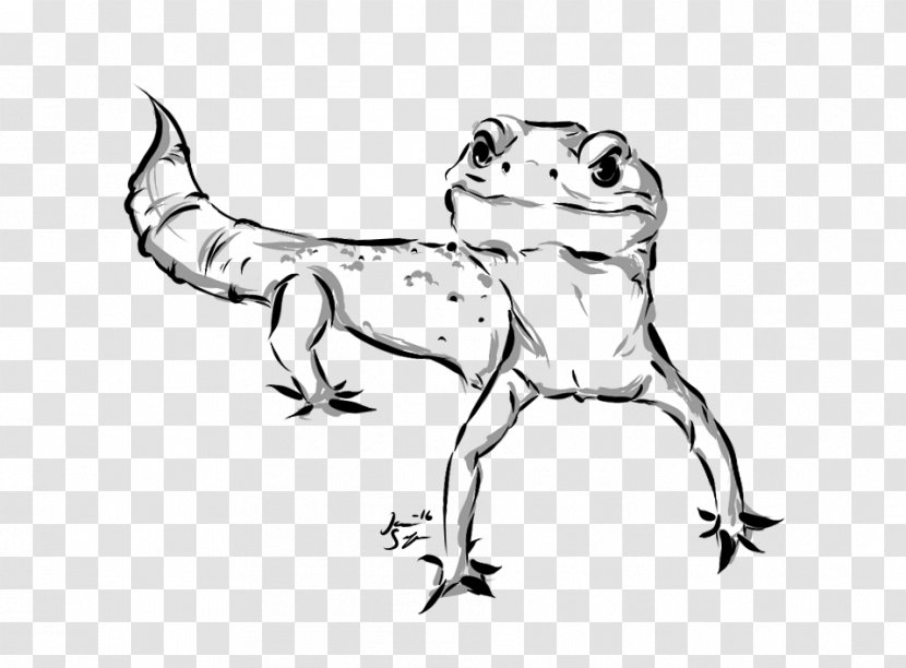 Toad Lizard Frog Line Art Sketch Transparent PNG