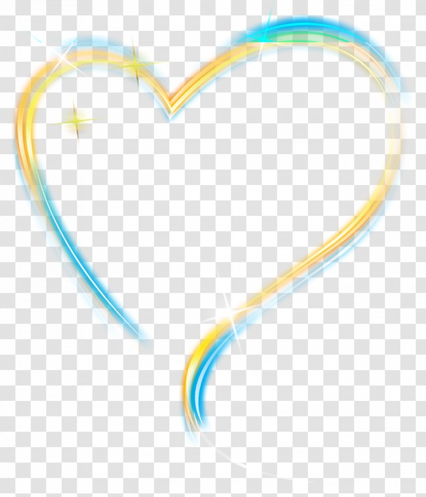 Body Jewellery Font - Microsoft Azure - Colorful Heart Transparent PNG