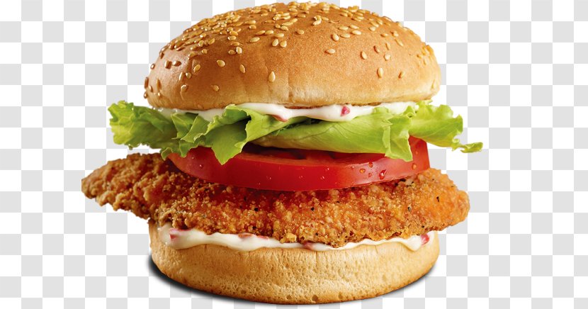 Chicken Sandwich Hamburger Veggie Burger Hot - Habanero Transparent PNG