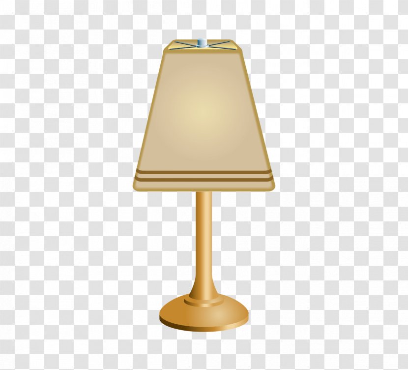 Bedside Tables - Vector Cartoon Lamp Transparent PNG