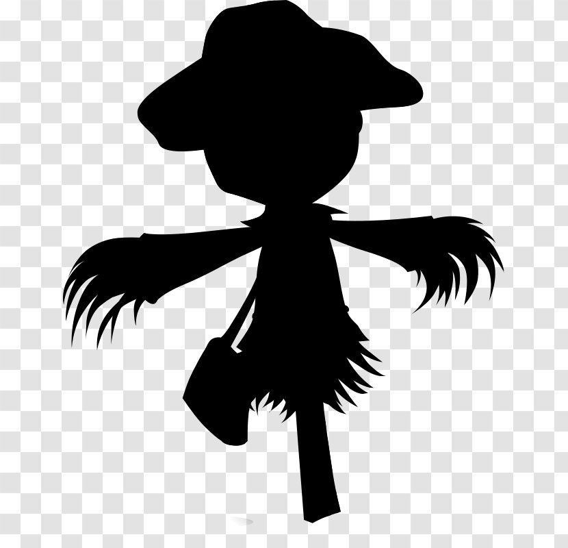 Black & White - Fiction - M Clip Art Illustration Character Silhouette Transparent PNG