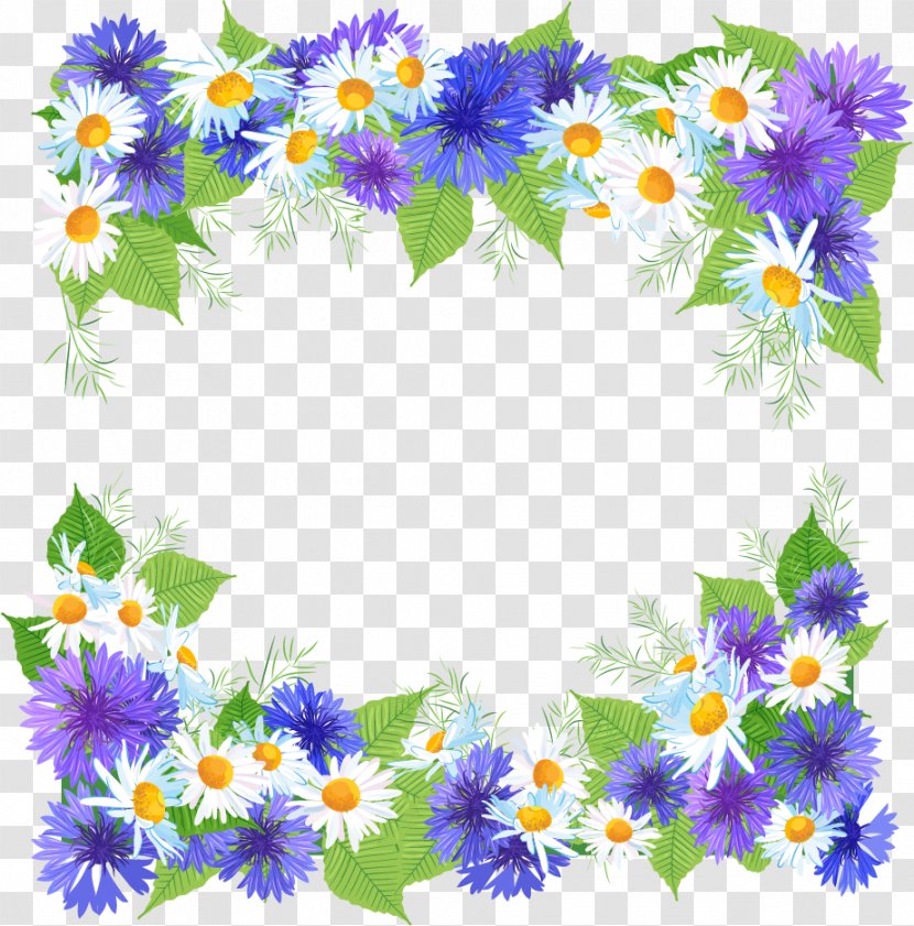 Flower Picture Frames Desktop Wallpaper Clip Art - Pretty Flowers Transparent PNG