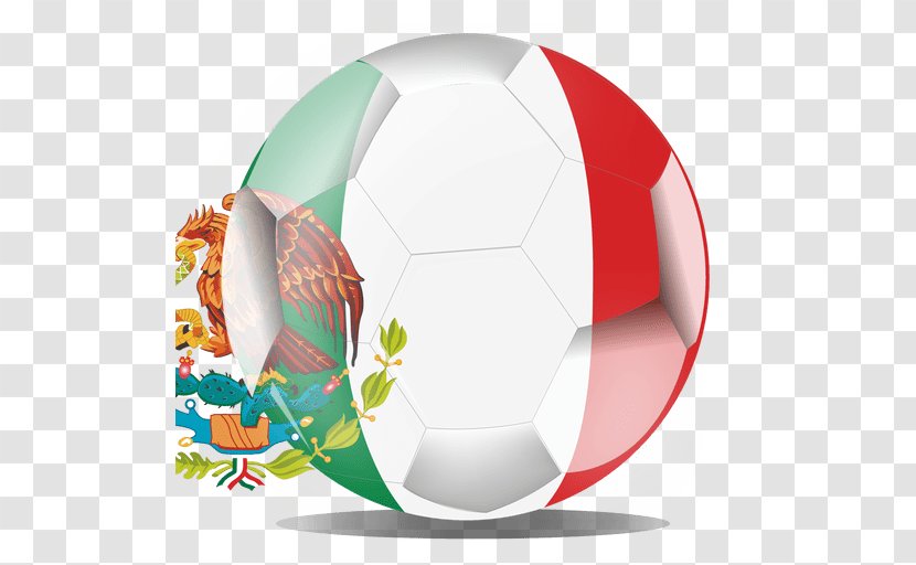 Flag Of Mexico Football - Sports Equipment Transparent PNG