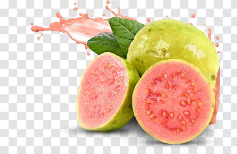 Juice Guava Tropical Fruit Flavor - Strawberry Transparent PNG