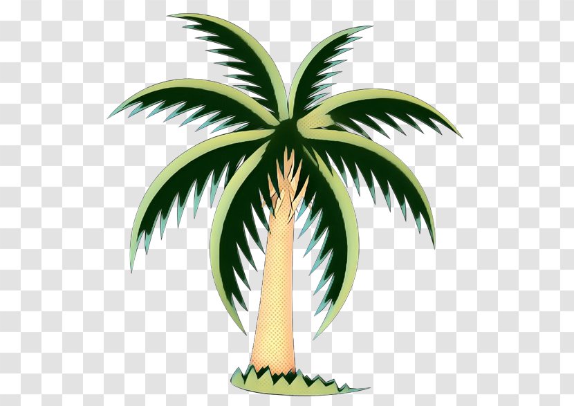 Palm Trees Date Leaf Coconut Clip Art - Flowering Plant - Green Transparent PNG