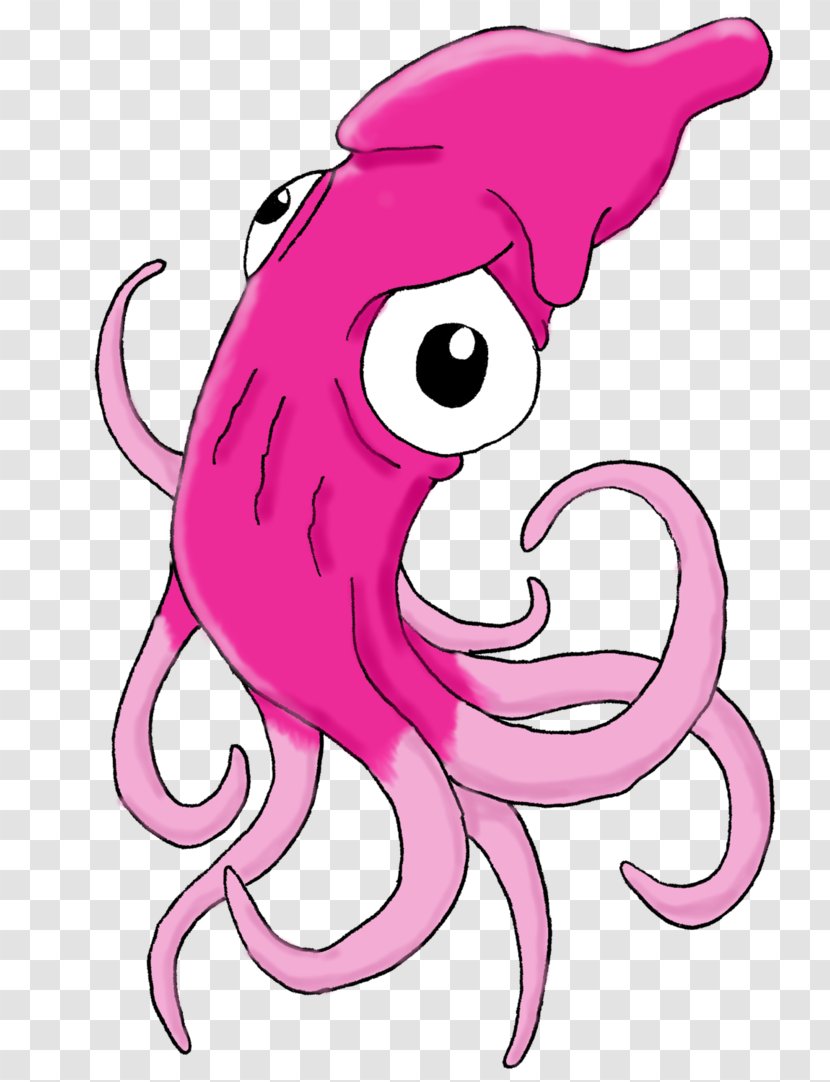 Octopus Animal Cephalopod Clip Art - Watercolor - Squid Transparent PNG