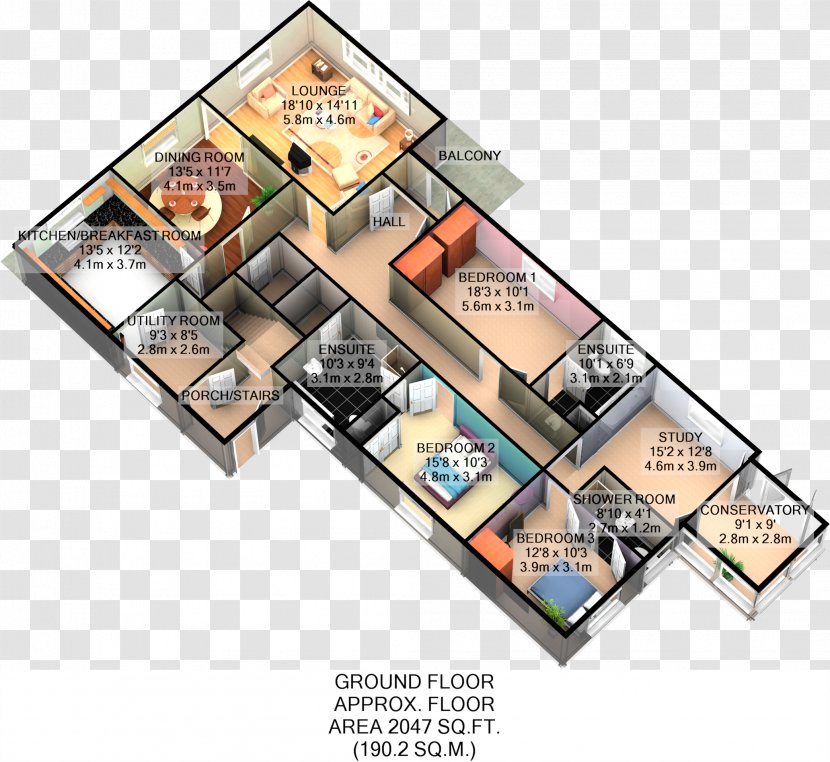 Floor Plan - Icon Blackpool Transparent PNG