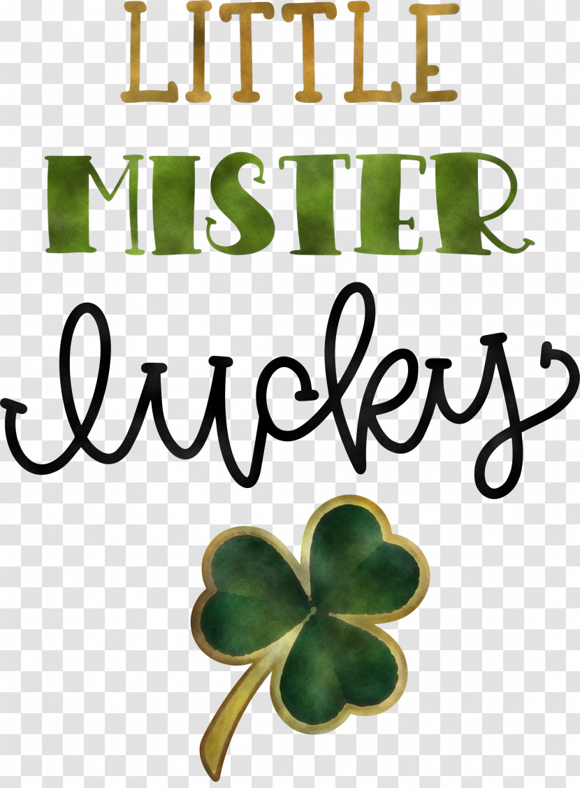 Little Mister Lucky Patricks Day Saint Patrick Transparent PNG