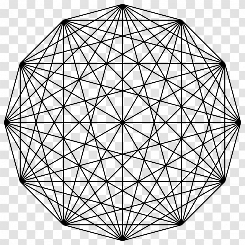 Complete Graph Theory Simplex Vertex - Mesh Vector Transparent PNG