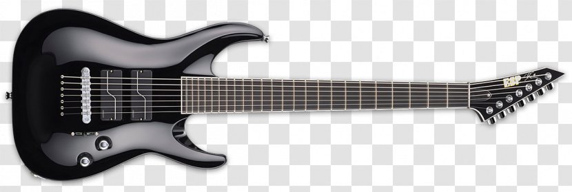 EMG 81 Eight-string Guitar ESP Guitars Seven-string - Musical Instrument - Volume Knob Transparent PNG